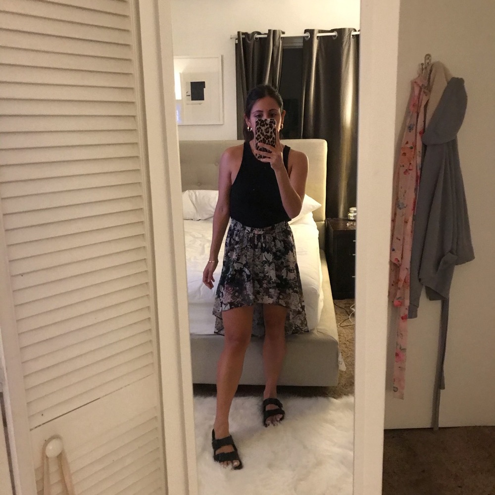 Floral Zara Skirt Size Medium
